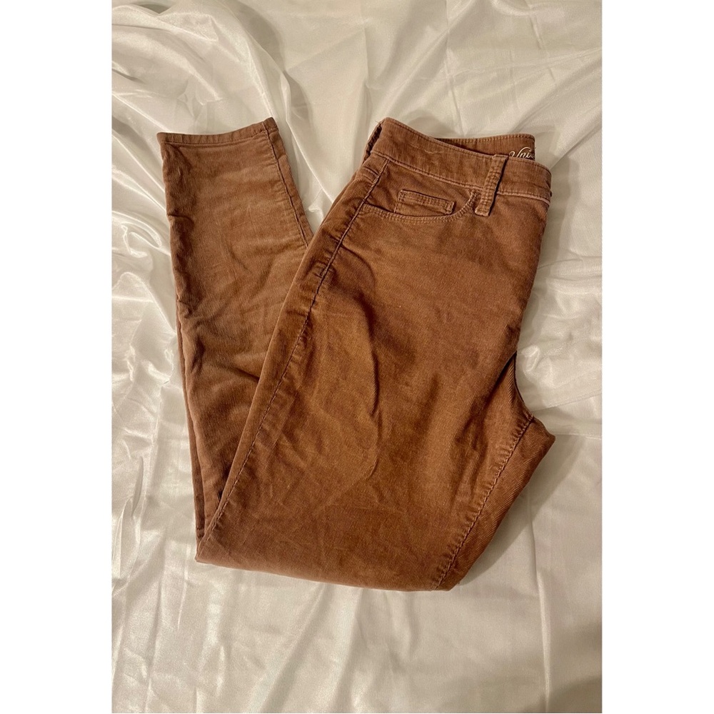High-rise skinny Corduroy Pants